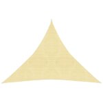 Voile toile d'ombrage parasol 160 g / m pehd 3 x 3 x 3 m beige helloshop26 02 0008968 Voile toile d'ombrage parasol 160 g / m pehd 3 x 3 x 3 m beige helloshop26 02 0008968