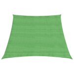 Voile toile d'ombrage parasol 160 g / m pehd 4 / 5 x 3 m vert clair helloshop26 02 0009387