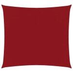 Voile toile d'ombrage parasol tissu oxford carré 2, 5 x 2, 5 m rouge helloshop26 02 0009463 Voile toile d'ombrage parasol tissu oxford carré 2, 5 x 2, 5 m rouge helloshop26 02 0009463
