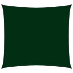 Voile toile d'ombrage parasol tissu oxford carré 3, 6 x 3, 6 m vert foncé helloshop26 02 0009482 Voile toile d'ombrage parasol tissu oxford carré 3, 6 x 3, 6 m vert foncé helloshop26 02 0009482