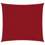 Voile toile d'ombrage parasol tissu oxford carré 4, 5 x 4, 5 m rouge helloshop26 02 0009499 Voile toile d'ombrage parasol tissu oxford carré 4, 5 x 4, 5 m rouge helloshop26 02 0009499