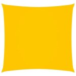 Voile toile d'ombrage parasol tissu oxford carr 6 x 6 m jaune helloshop26 02 0009528