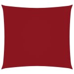 Voile toile d'ombrage parasol tissu oxford carré 7 x 7 m rouge helloshop26 02 0009543 Voile toile d'ombrage parasol tissu oxford carré 7 x 7 m rouge helloshop26 02 0009543