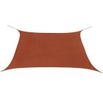 Voile toile d'ombrage parasol tissu oxford carré terre cuite 2 x 2 m helloshop26 02 0009547 Voile toile d'ombrage parasol tissu oxford carré terre cuite 2 x 2 m helloshop26 02 0009547
