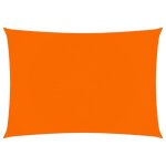 Voile toile d'ombrage parasol tissu oxford rectangulaire 2, 5 x 4 m orange helloshop26 02 0009570 Voile toile d'ombrage parasol tissu oxford rectangulaire 2, 5 x 4 m orange helloshop26 02 0009570