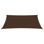 Voile toile d'ombrage parasol tissu oxford rectangulaire 2 x 4, 5 m marron helloshop26 02 0009622 Voile toile d'ombrage parasol tissu oxford rectangulaire 2 x 4, 5 m marron helloshop26 02 0009622