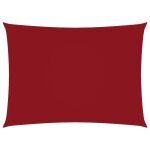 Voile toile d'ombrage parasol tissu oxford rectangulaire 2 x 4 m rouge helloshop26 02 0009613 Voile toile d'ombrage parasol tissu oxford rectangulaire 2 x 4 m rouge helloshop26 02 0009613