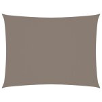 Voile toile d'ombrage parasol tissu oxford rectangulaire 3 x 4, 5 m taupe helloshop26 02 0009675 Voile toile d'ombrage parasol tissu oxford rectangulaire 3 x 4, 5 m taupe helloshop26 02 0009675