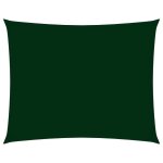 Voile toile d'ombrage parasol tissu oxford rectangulaire 3 x 4, 5 m vert fonc� helloshop26 02 0009677 ...