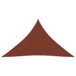 Voile toile d'ombrage parasol tissu oxford triangulaire 4 x 4 x 5, 8 m terre cuite helloshop26 02 0009885 ... Voile toile d'ombrage parasol tissu oxford triangulaire 4 x 4 x 5, 8 m terre cuite helloshop26 02 0009885 ...