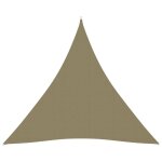 Voile toile d'ombrage parasoltissu oxford triangulaire 4 x 4 x 4 m beige helloshop26 02 0009863 Voile toile d'ombrage parasoltissu oxford triangulaire 4 x 4 x 4 m beige helloshop26 02 0009863
