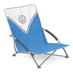 Volkswagen chaise basse de camping bleue