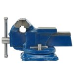 Vorel etau à base pivotante 150 mm bleu Vorel etau à base pivotante 150 mm bleu
