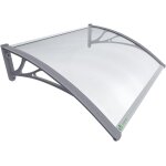 Vounot auvent de porte d'entre toit marquise en polycarbonate porte rsistante toit abri protection ...