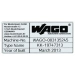 Wago 210 - 804 accessoire de bornier marqueurs de bornier