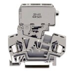 Wago 281 - 611 bloc de jonction  fusible 2 voies 28 - 12awg 4mm 10a - type g 5x20mm - maintenu