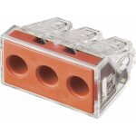 Wago - borne de raccordement 773 - 173 flexible: - rigide: 2. 5 - 6 mm nombre de p�les: 3 transparent, ...