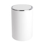 Poubelle  couvercle oscillant pour salle de bain - inca - 5 l - abs blanc wenko