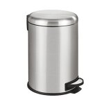 Wenko 22704100 poubelle a pédale en acier inox leman easy close, 20 litres, satiné, 30, 5 x 44 x 37, ... Wenko 22704100 poubelle a pédale en acier inox leman easy close, 20 litres, satiné, 30, 5 x 44 x 37, ...