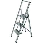 Wenko 601012100 escabeau de luxe pliable + 3 marches 44 x 122 x 64, 5 cm