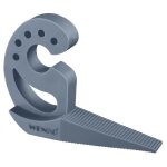 Wenko butoir de porte multi - stop 11, 8 x 7, 7 x 2, 5 cm tpr bleu