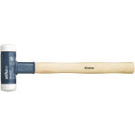 Wiha - massette sans rebond avec embouts tr�s durs avec manche en hickory, embout de massette rond 50, ...