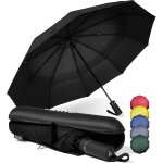 Wind parapluie pliable coupe - vent de pluie avec ouverture et fermeture automatique, tissu t�flon, structure ...