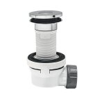 Wirquin siphon de lavabo xs pure quick clac bonde 100 mm