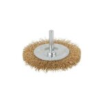 Wolfcraft brosse laiton circulaire t6 - diametre: 75 x 7 mm