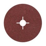 Wolfcraft disques abrasifs fibre, grain 24, 40, 60, 100 � 125