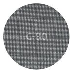 Wolfcraft haft grille de lin diam�tre 225mm, grain 80, carbure de silicium, lot de 5, 5617000