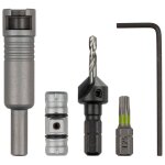 Wolfcraft kit de démarrage pour embout à bascule 5 pcs Wolfcraft kit de démarrage pour embout à bascule 5 pcs