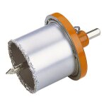 Wolfcraft scie tr�pan pour mat�riaux semi - durs avec embase et foret centreur ct, prof. 55 mm