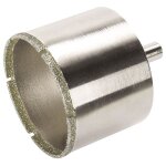 Wolfcraft trpan diamant cramique avec ponge, tige 10 mm pour perceuse Ø 74