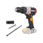 Worx perceuse perceuse brushless slammer drill 20 v s / bat, noir - wx354. 9