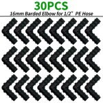 Wujie - kit d'arrosage goutte -  - goutte, raccords barbels de 16mm, raccord coud en t, bouchon d'extrmit ...