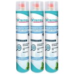Wyritol lot de 3 aérosols désinfectant grands espaces - purifie l'air - parfum menthe - 750ml Wyritol lot de 3 aérosols désinfectant grands espaces - purifie l'air - parfum menthe - 750ml