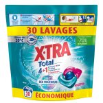 X - tra lessive trio - capsule total d�o fra�cheur + givr� x30