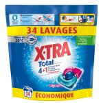 X - tra lessive trio - capsule total x34