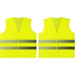 Xekal - 4 pcs gilet haute visibilit, gilet de scurit, gilet haute visibilit rflchissant pour le ...