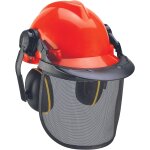 Xekal - casque de protection forestier complet (bandeau facilement rglable en longueur, rabattable et ...