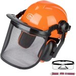 Xekal - casque de scurit forestire industrielle - systme de protection auditive et faciale - certifi ...