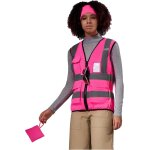 Xekal - gilet de scurit femme fermeture a glissire avec poches gilet de signalisation rflchissant ...