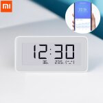Xiaomi mijia bt4. 0 sans fil smart electric horloge num�rique hygrom�tre int�rieur et ext�rieur thermom�tre ...