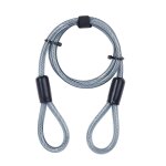 Yale cable antivol en spirale a 2 boucles - pour velo. vtt - 120 cm x 12 mm