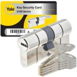 Yale cylindre de serrure debrayable - pour porte exterieure - entree - 10 goupilles - 5 cles - 30 x 40 ...