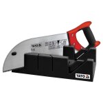 Yato boîte à onglets en plastique avec scie à dos 350 mm Yato boîte à onglets en plastique avec scie à dos 350 mm