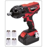 Yato cl  chocs avec batterie li - ion 2, 0ah 1 / 2  18v 300nm