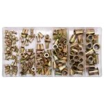 Yato ecrous � rivet 150 pcs acier au carbone m3 - m10