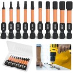 Yemaesre - 10 pices torx impact embout visseuse, 50mm longueur embout torx, magntique embout visseuse ...